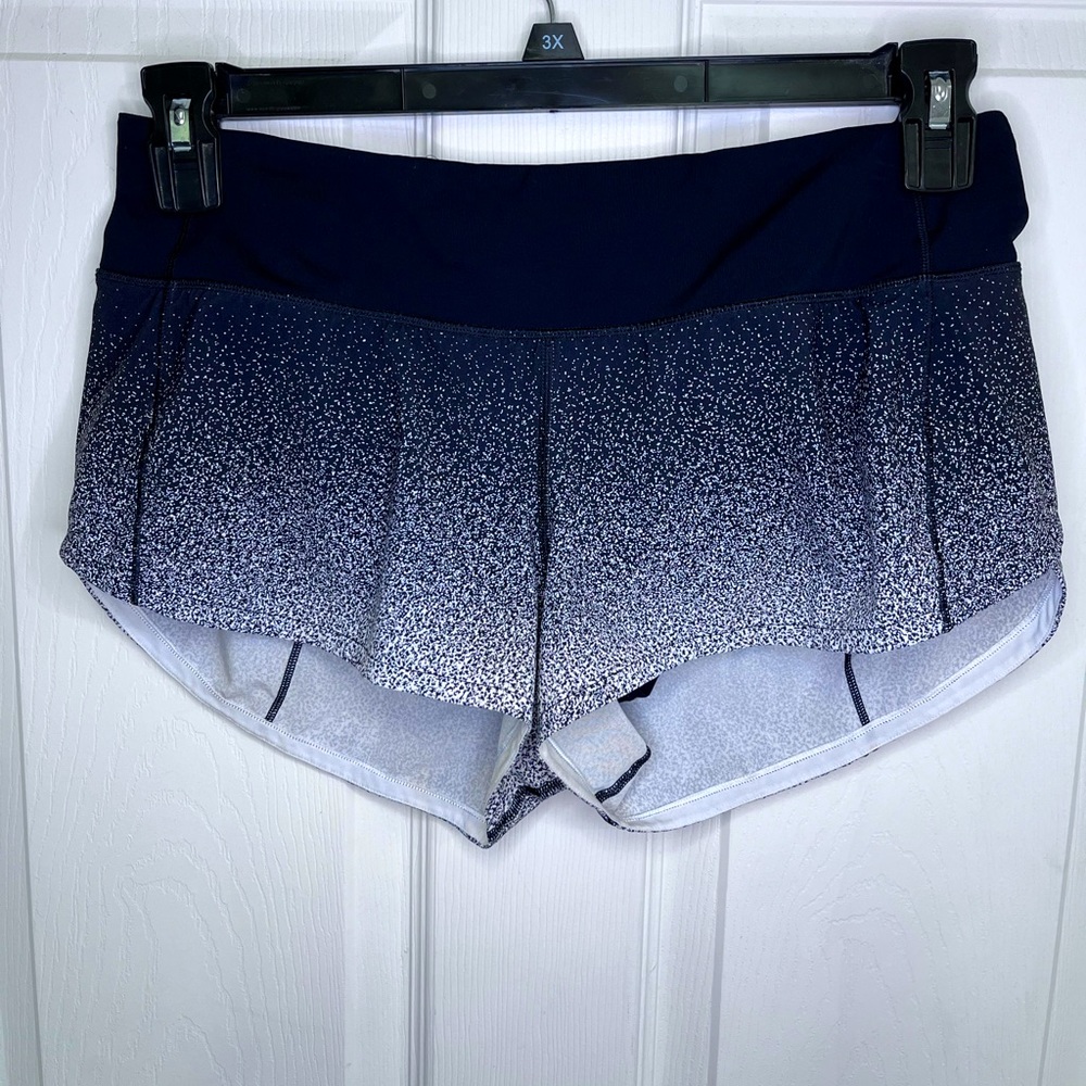 Lululemon athletics speed up low rise lined running shorts size 6 2.5” inseam